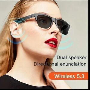 New smart sunglasses Bluetooth speaker talk or play music.